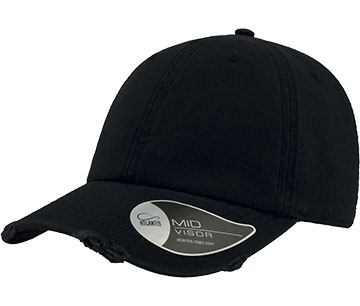 DAD HAT DESTROYED-black