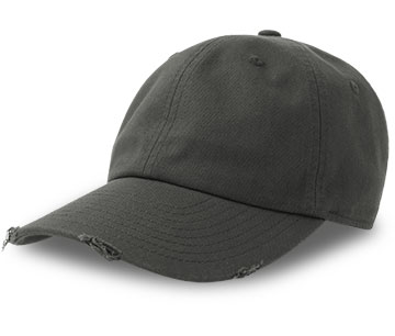 DAD HAT DESTROYED-S-dark-gray