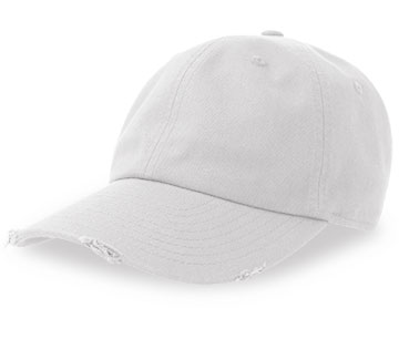 DAD HAT DESTROYED-S-white