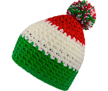 EVEREST BEANIE-green-white