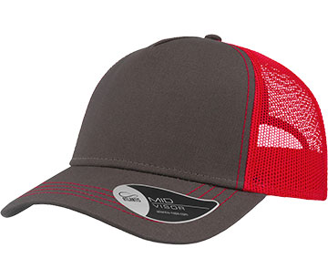 RAPPER CANVAS-grigio-scuro-rosso