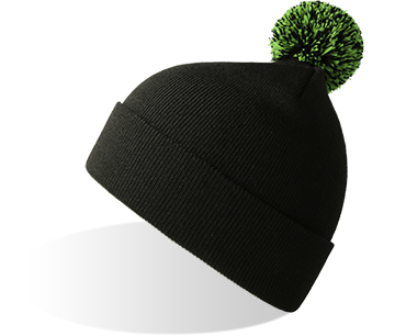 WIND-S WITH POMPOM-black-yellow