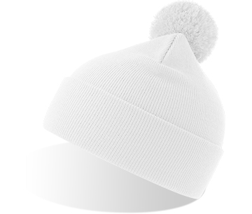 WIND-S WITH POMPOM-bianco