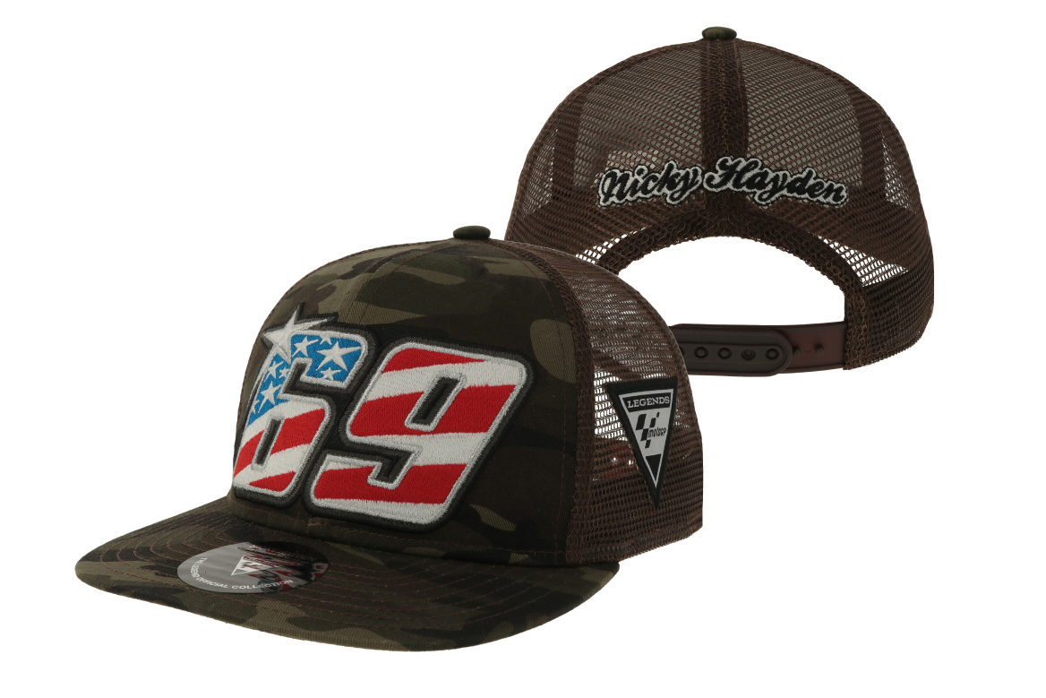 Snapback-keps med mesh, ej justerbar 11267 – Fram: 3D-brodyr och platt brodyr
