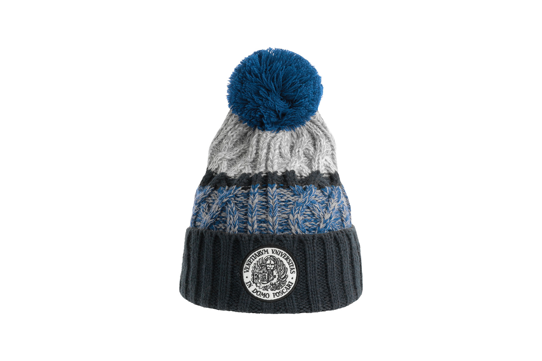 Mössa med uppvik och pompom 2398 bild 6