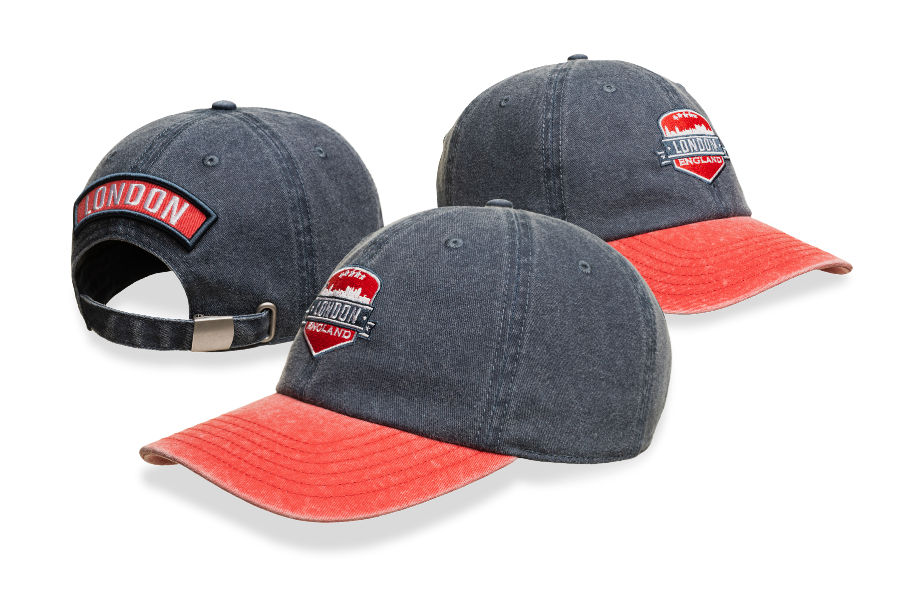 Baseballkeps 2150 – Fram: platt brodyr