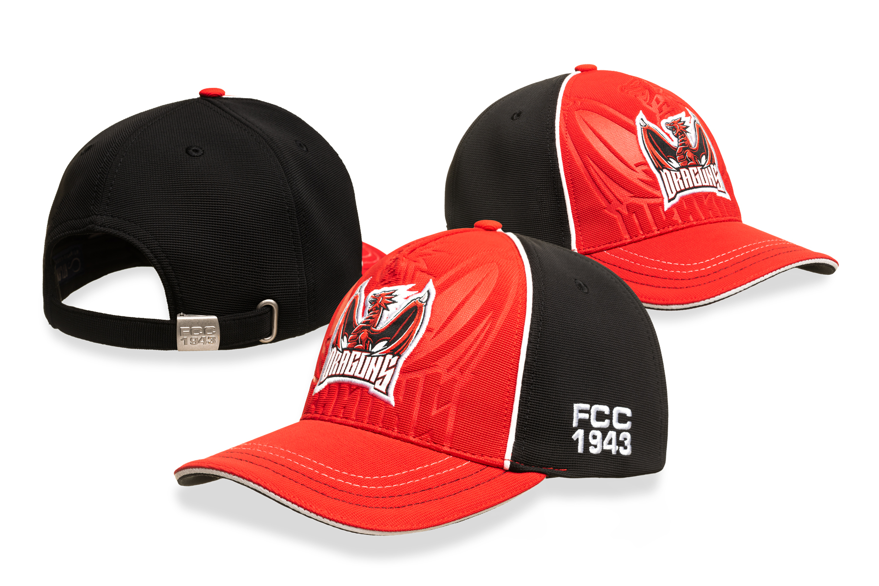 Baseballkeps 2139 – Fram: vävd patch fäst med platt brodyrkant